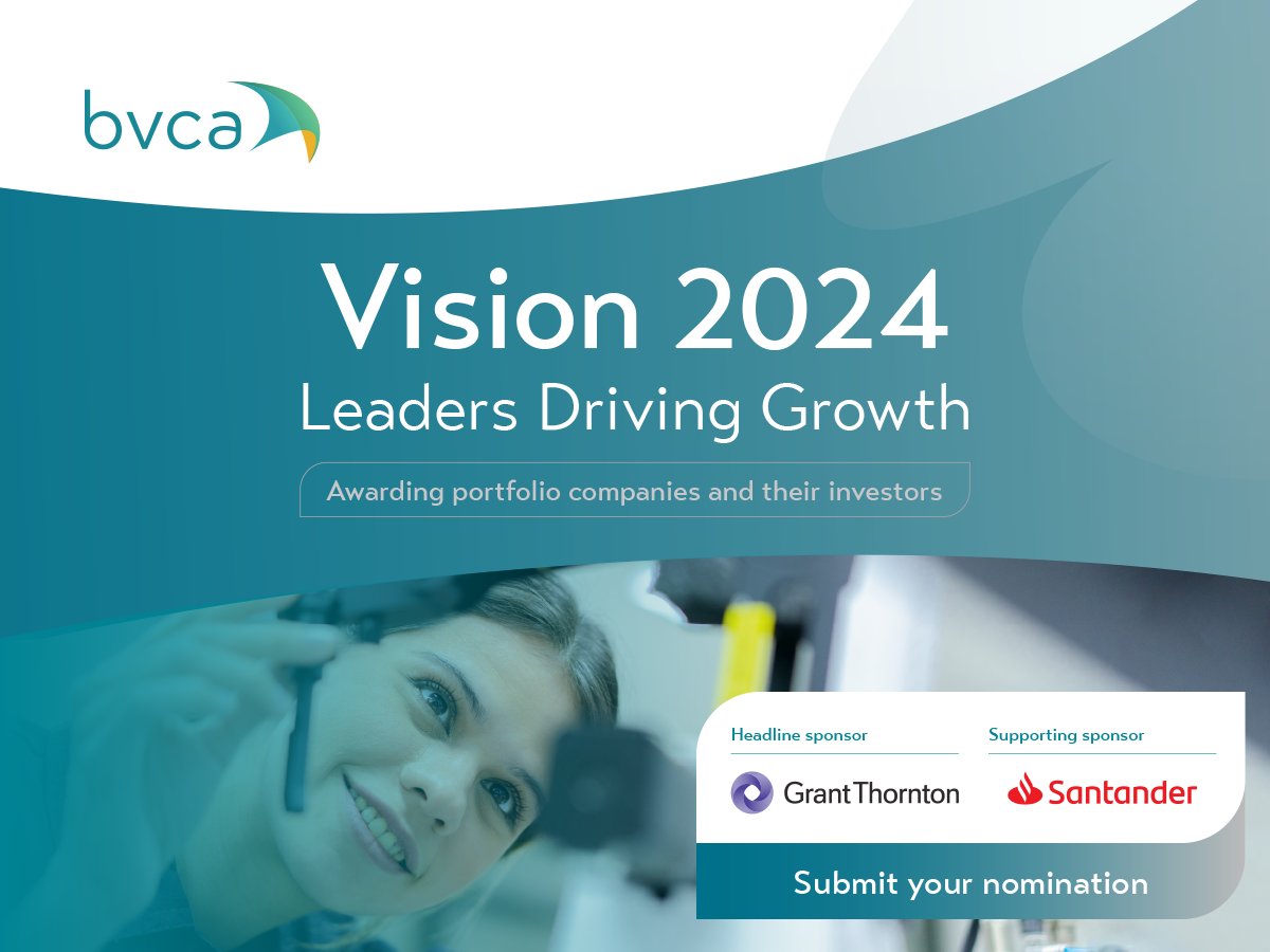 🏆 Nominations for Vision 2024: Leaders Driving Growth are now open. Produced in association with @GrantThorntonUK and @Santanderuk, Vision recognises the best teams backed by #privateequity and #venture capital and their investors, taking into account #growth, #competitiveness,…