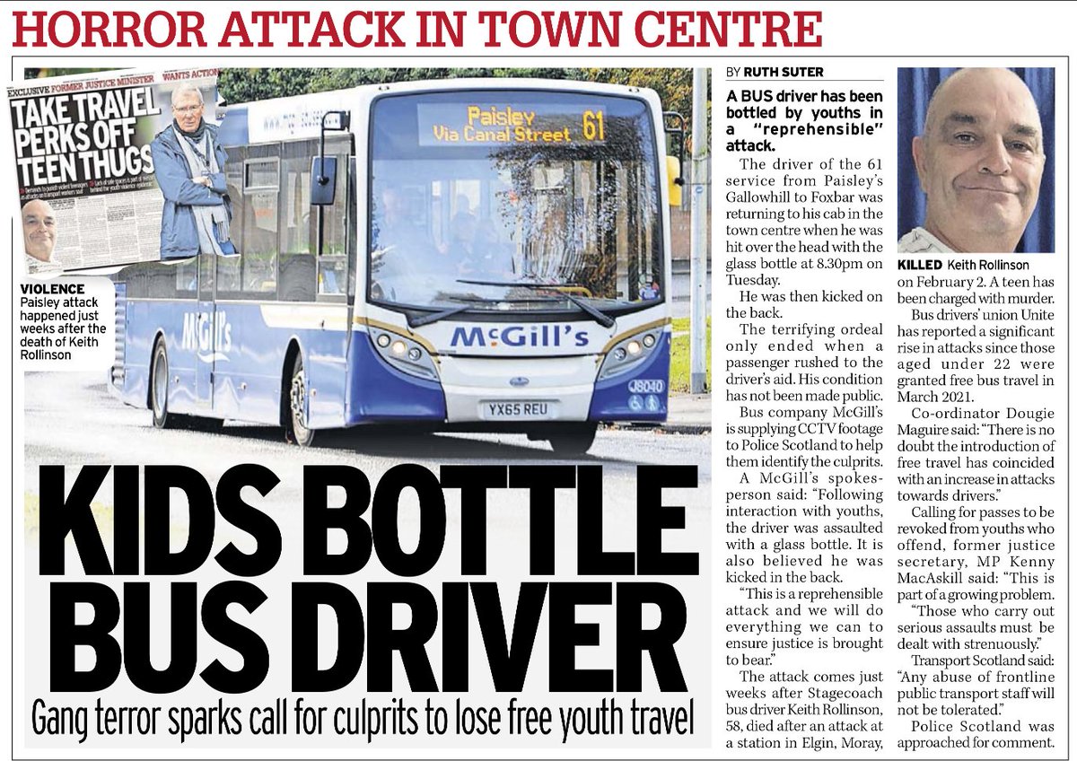 I see the SNP's free bus travel for Neds under the age of 22 is going from strength to strength.