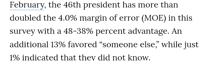 📊 PENNSYLVANIA GE: @FandMPoll 🟦 Biden 48% [+5] 🟥 Trump 38% [-4] . 🟦 Biden 42% [=] 🟥 Trump 40% [+3] 🟨 RFK Jr 9% [+1] 🟩 Stein 3% [+1] — Senate 🟦 Casey 46% [+1] 🟥 McCormick 39% [+4] [+/- change vs January] — 538: #57 | 3/20-31 | 870 RV | ±4% politicspa.com/fm-poll-pennsy…