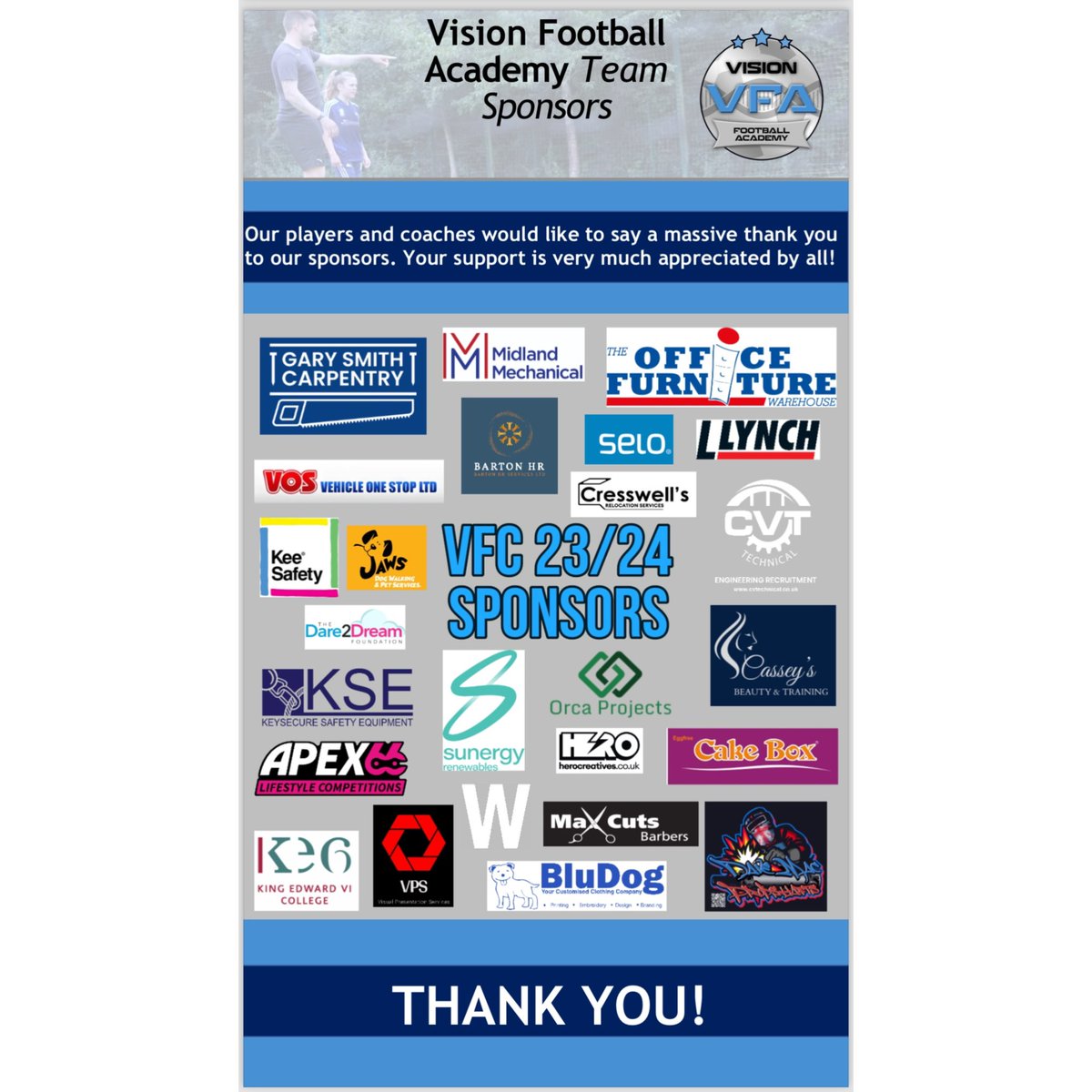 Vision_FA's tweet image. ⭐ APRILS NEWSLETTER ⭐

Check out our latest newsletter with a roundup of March’s events and the new events to come in April.

A big well done to our stars of the month and those who made team of the month 👊🔥