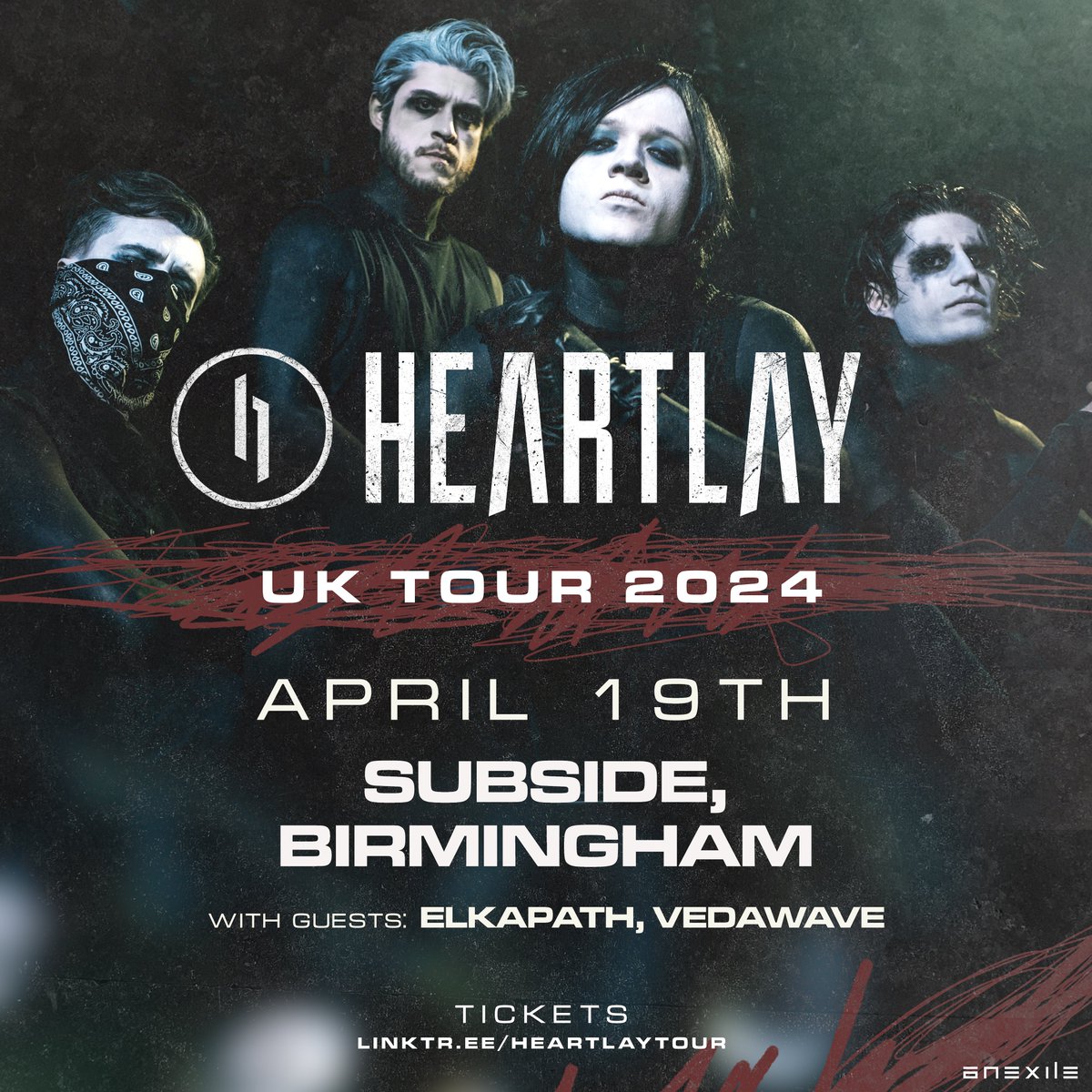 heartlaymusic's tweet photo. Birmingham, see you all on April 19th at Subside with @ElkapathM and @Vedawave.

https://t.co/S9z4Dxe7YH https://t.co/tQOarNxEoj