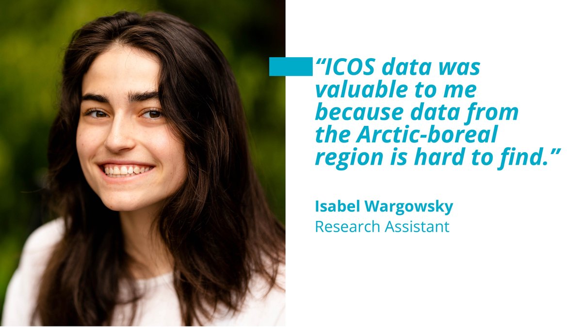 Most of the ICOS stations are located in Europe, but our high-quality greenhouse gas data is used by scientists all over the world. 🌍 How did Isabel Wargowsky, Research Assistant from @WoodwellClimate in the United States use ICOS data in her study of the #carbon fluxes in the…