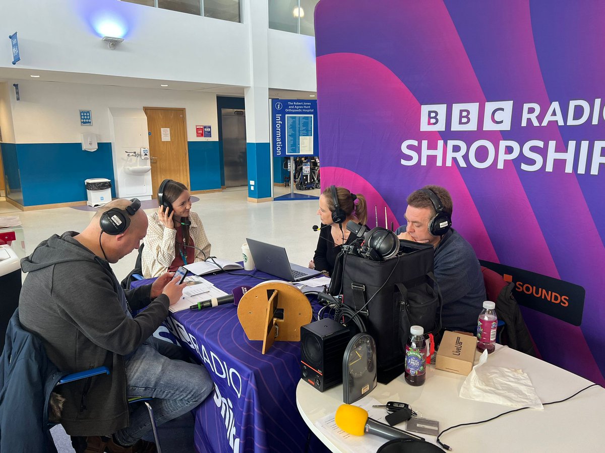 Loved talking to @ClareAshford on BBC Radio Shropshire about #ImproveTheNextJourney at @RJAH_NHS. She's so lovely!! 🫶 So passionate about this initiative to continually improve our patient care here at @RJAH_NHS 💗
