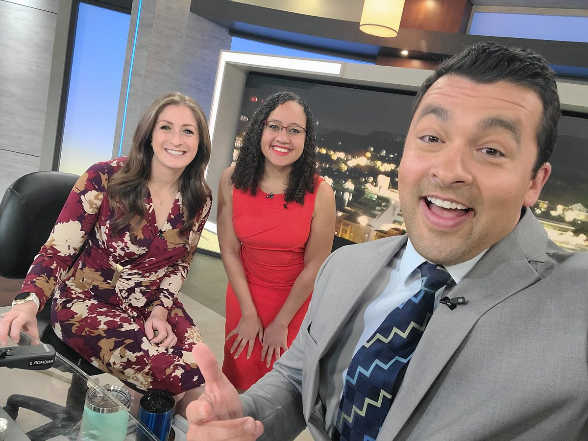 Kristy Steward (@kristystewardwx) on Twitter photo Wake up with the fill-ins (me and <a href="/AnthonyWTKR/">Anthony Sabella</a>) 😂
We're having fun with <a href="/Emiller_reports/">Erin Miller</a>! Wake up with the fill-ins (me and <a href="/AnthonyWTKR/">Anthony Sabella</a>) 😂
We're having fun with <a href="/Emiller_reports/">Erin Miller</a>!