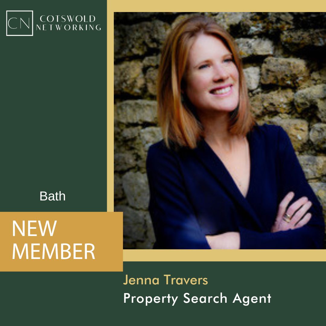 Delighted to welcome one of our new Bath members Jenna Travers Property Search Agent. Check out Jenna on our website Directory #cotswoldnetworking #bathbusiness #bathuk #bradfordonavon #bathbusiness #trowbridge #trowbridgebusiness #corshamwiltshire #corsham #chippenham