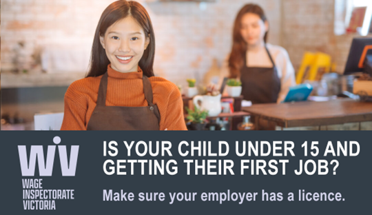 Are your kids picking up their first casual job over the Easter holidays? Head to the Wage Inspectorate website to view the child employment licence register and make sure the business has a licence to employ kids under 15. vic.gov.au/child-employme…