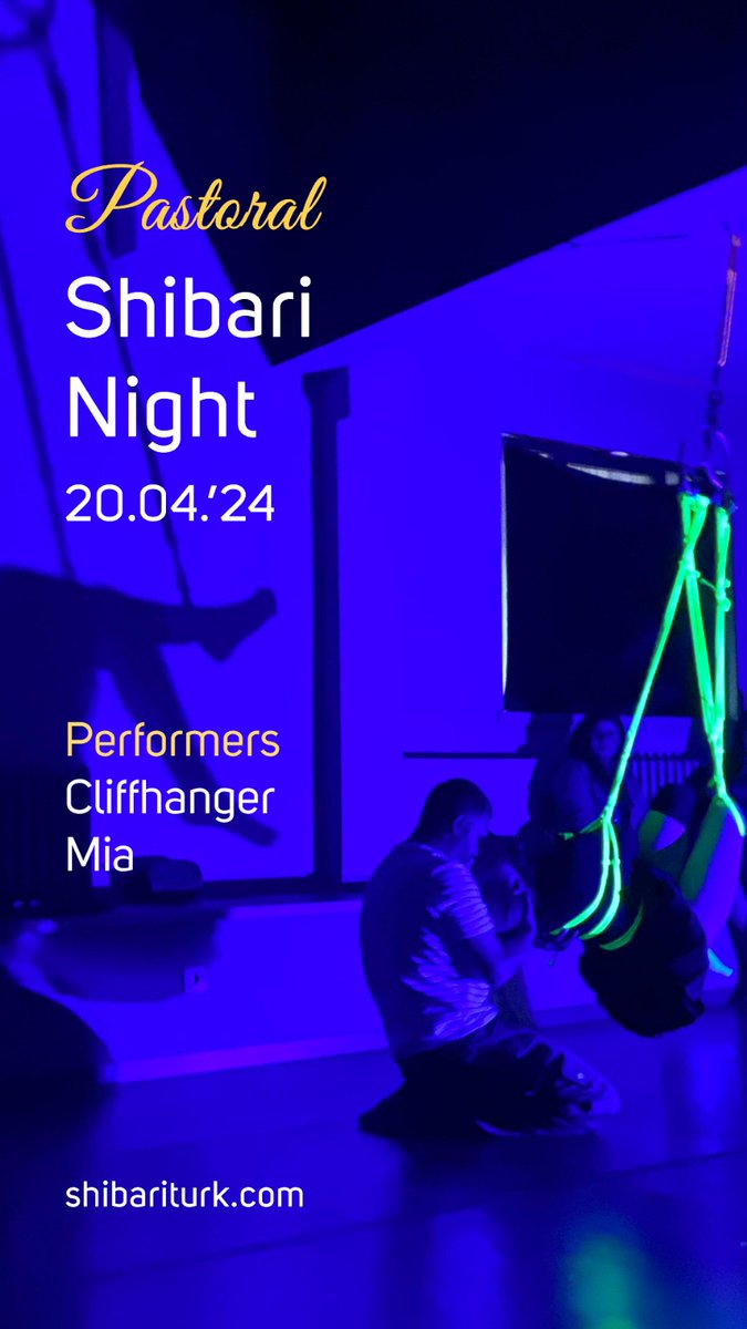 @shibari_turk ekibi bahara öyle güzelll bir shibari gosterisi ile başlıyor ki hangi birini övsem bilemedim😍 Hepsi birbirinden yetenekli arkadaşlarımın hazırlık telaşına bizzat şahit olduğum için sizi müthiş bir show beklediğini net söyleyebilirim. Siz siz olun biletler…