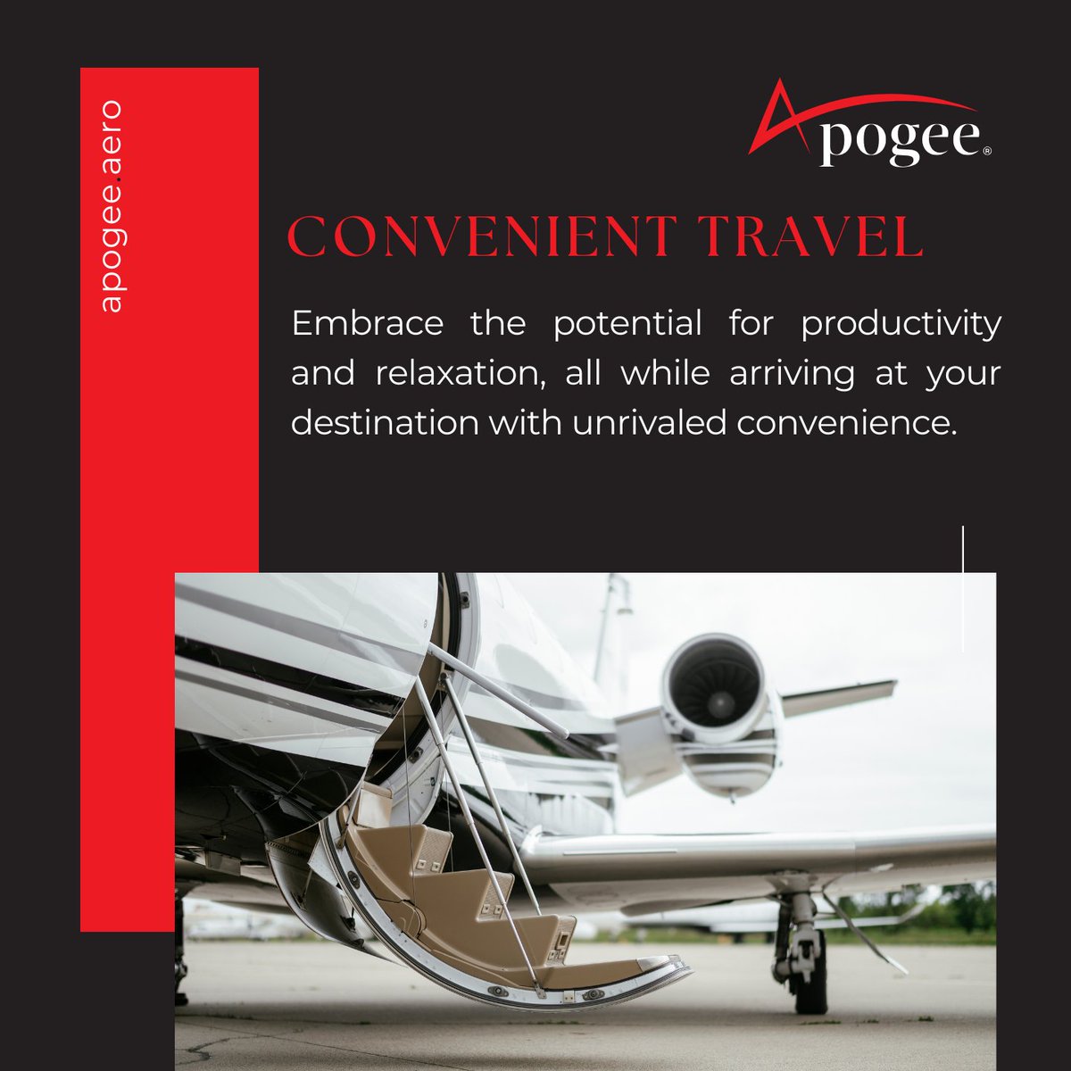 Say goodbye to stress and welcome a new era of smooth and uncomplicated adventures.

#apogee #tripsupport #aviation #charter #groundhandling #flightplanning #privateflight #cargoflight #ambulanceflight #militaryflight #sales #aircraft #airtravel #luxury #business #thursdaypost