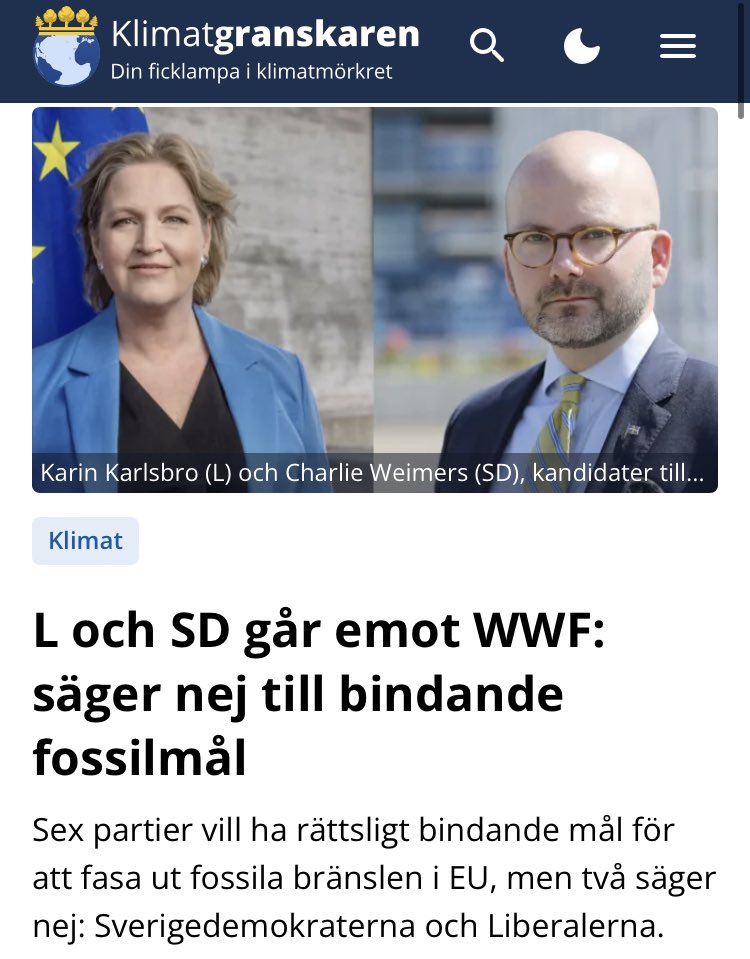 Klimatgranskaren tweet media