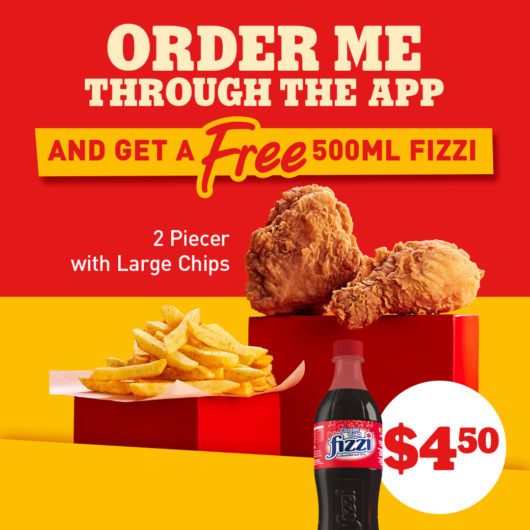 Download now and enjoy our one-time exclusive offer: Buy the 2-piecer meal and get a FREE 500ml fizzi drink! Tap that download link: onelink.to/chicken-inn Follow the Chicken Inn Zimbabwe channel on WhatsApp: whatsapp.com/channel/0029Va… #ChickenInnApp #LuvDatChicken #ChickenInn