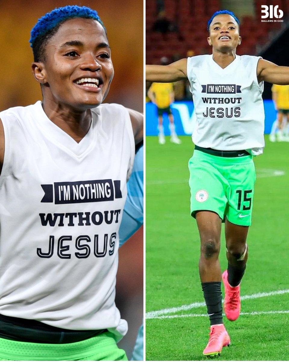 “I’m nothing without Jesus” - Super Falcons and Atletico Madrid forward, Rasheedat Ajibade @Rasheedat08