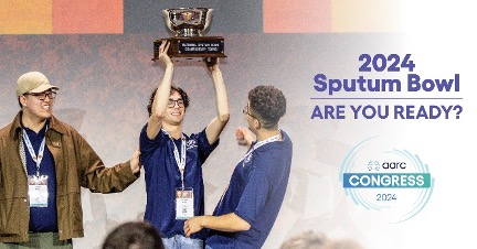Sputum Bowl will return to Congress 2024! After a successful event in Nashville, the 2024 competition continues in Orlando, during AARC Congress November 20-23. Stay tuned for more details.