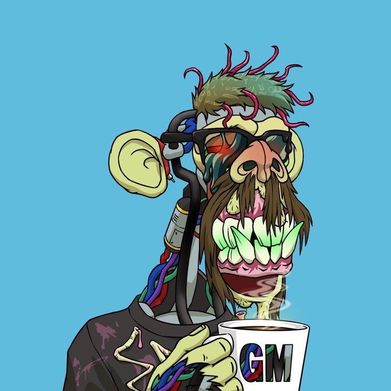 Gm 𓃵☀️ 
& 
Have a nice day 
🧪🦾🦍🍌🫀
#GM #Ironmayc #MutantApeYachtClub #insane