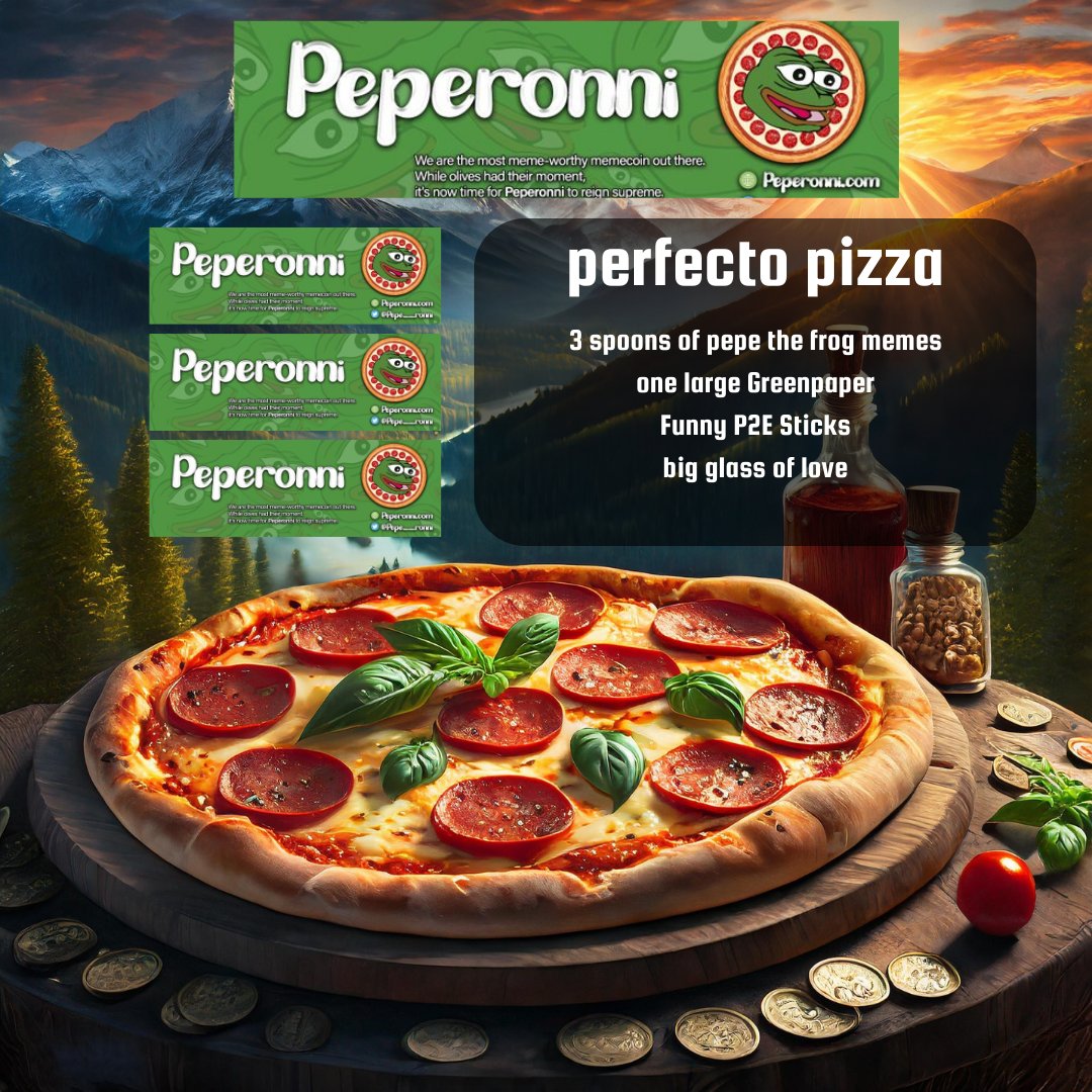 A meme project that is bullish, with P2E and secured?

It can't be!😱🍕

Discover your brand new favorite tasty project here!
➡️peperonni.com
#pepecoin  #Crypto #Listing #p2e #memecoins 
#Pepe
