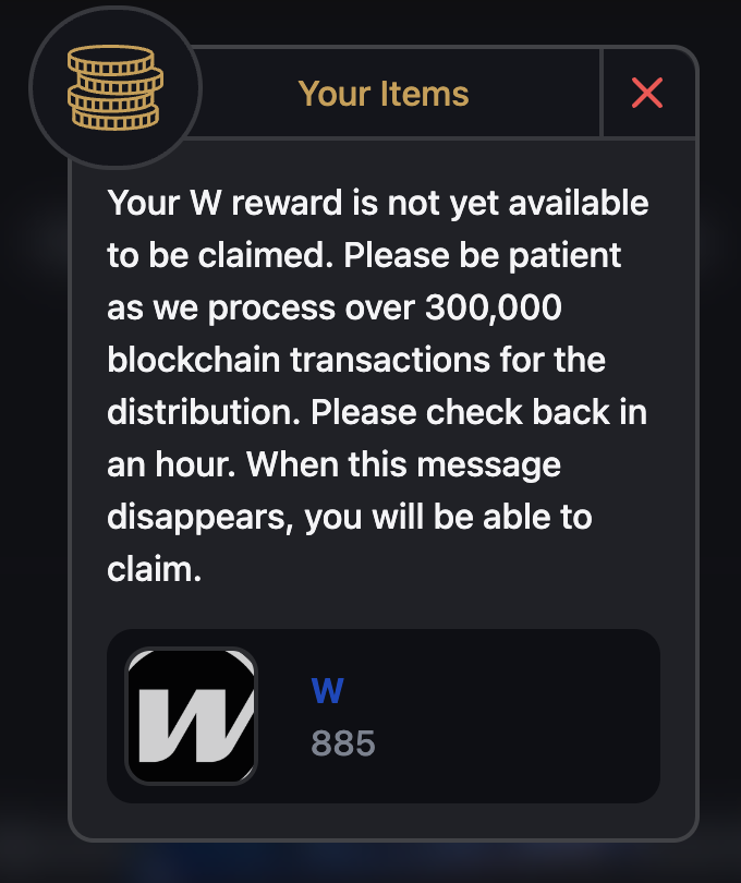 TenjikuFaction's tweet photo. Ai tham gia Preseason 1 có volume trên 5k trên sàn @Backpack thì check $W nhé. https://t.co/9DlwanNt75
