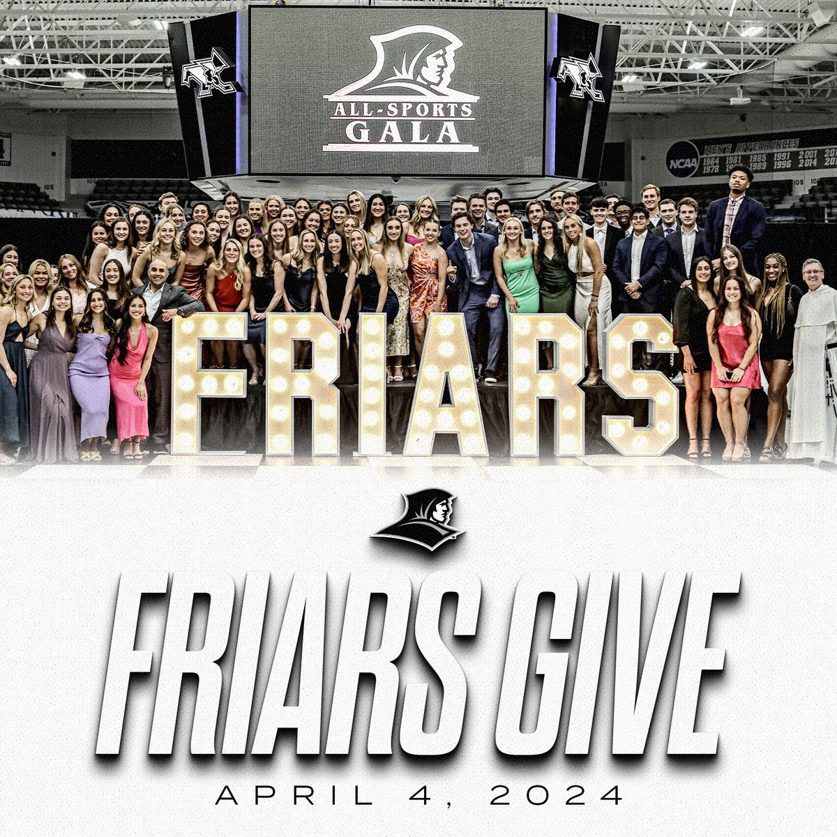PCAthletics's tweet photo. Today is Friars Give. Consider supporting Varsity Athletics to help our student-athletes compete at the highest level.
Your gift can be amplified thanks to the Athletic Director's Challenge.
https://t.co/niuowngqMQ https://t.co/CQh59Z7UlU