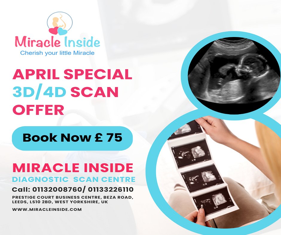 Miracleinside4D's tweet image. Don't miss out on our April Special! Our special 3D/4D Scan Offer is here to make this month unforgettable! Peek into your baby's world like never before and create timeless memories. 

#aprilspecial #3d4dscanoffer #pregnancymagic #scanspecial #bloodtest -@Miracleinside4D