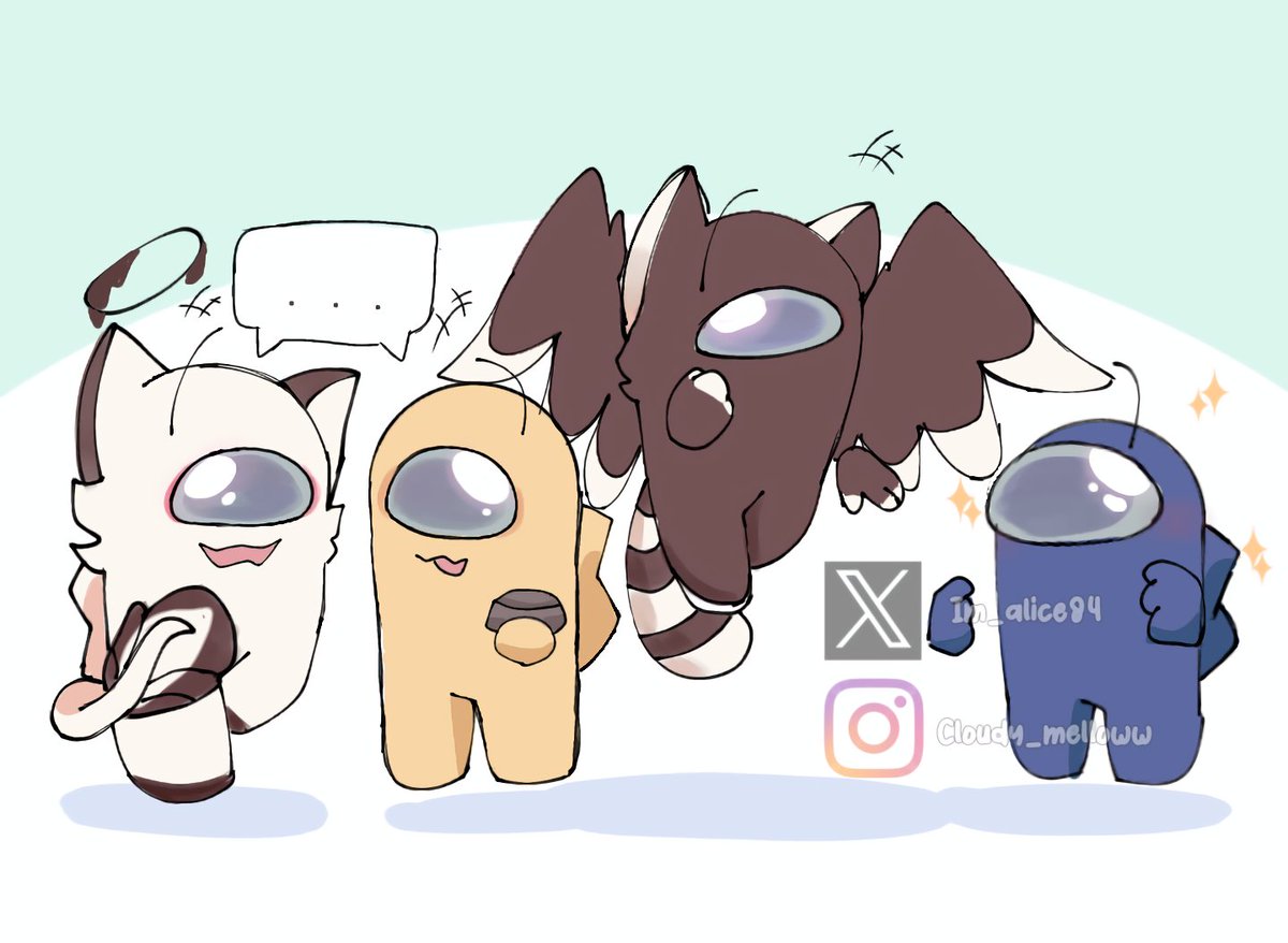 im_alice84's tweet photo. Would they be friends when meet eachother? π€
#AmongUs #AmongUsγ«γ©γΌθ¨Ίζ #amongusart #rodamrix #ghostkitten #Fanarts #amongusfanart https://t.co/VaIHkyOWgZ