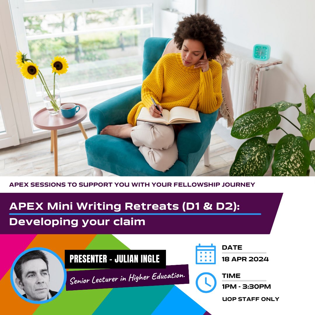 📝 Struggling to find time to write your application? Our micro-retreats can help! 

Facilitated by the APEX team, they provide a space to develop case studies &amp; reflect on your narrative. 

Note: Attend a micro-clinic first! 

Read more at tinyurl.com/bdzxh53x