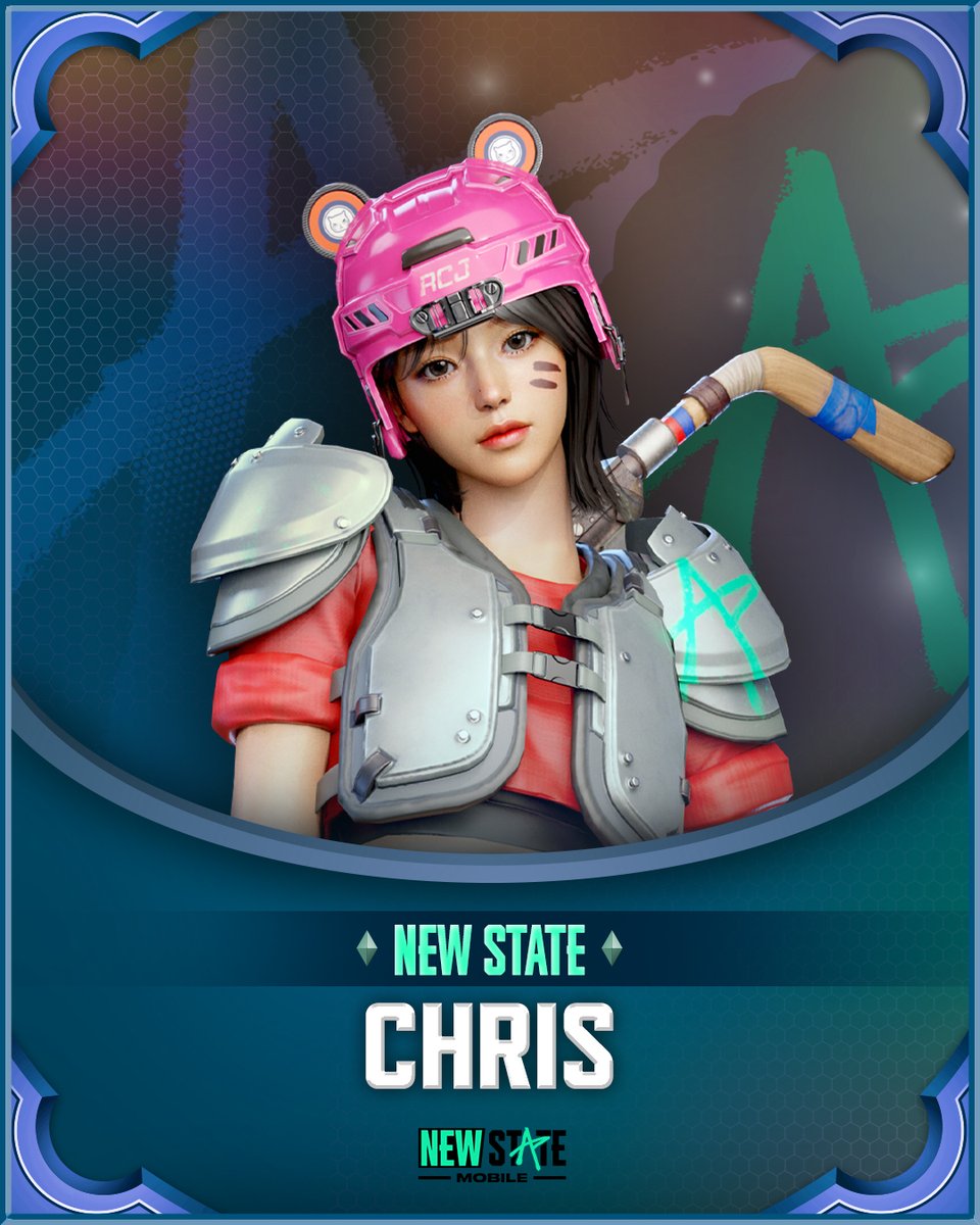 NEWSTATEMOBILE's tweet image. NEW STATE HEROES - CHRIS
Protect your squad with immediate shield deploy😎

🪖Get headstrong with a level 2 helmet.
🛡️Fortify your ground with 3 deployable shields.
🔋Energize your team with a Plasma Shield boost!

#NEWSTATEMOBILE #NEWERA #NEWSTATEHERO #CHRIS