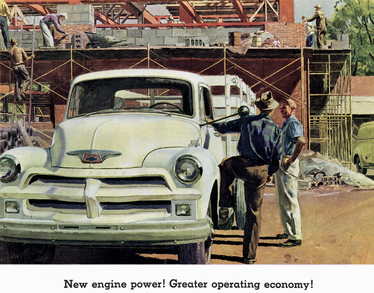 #THISWEEK in 1954
‘New engine power! Greater operating economy!
#Illustration #illustrationart #construction #constructionworkers #builders #trucks