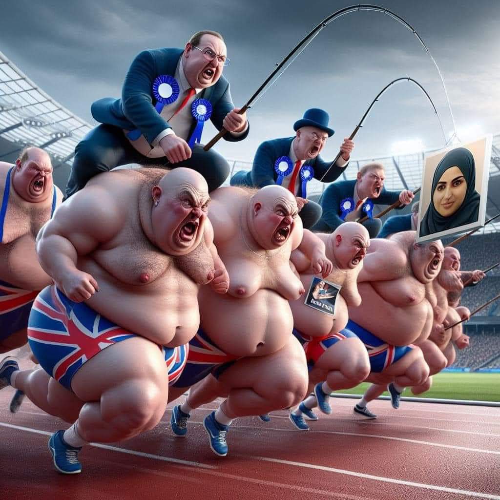 dontbrexitfixit's tweet image. Probably one of the best examples of Gammonarty you will see today. Perfectly sums up the manipulation of the gammon by the far right.

Hats off to the artist!