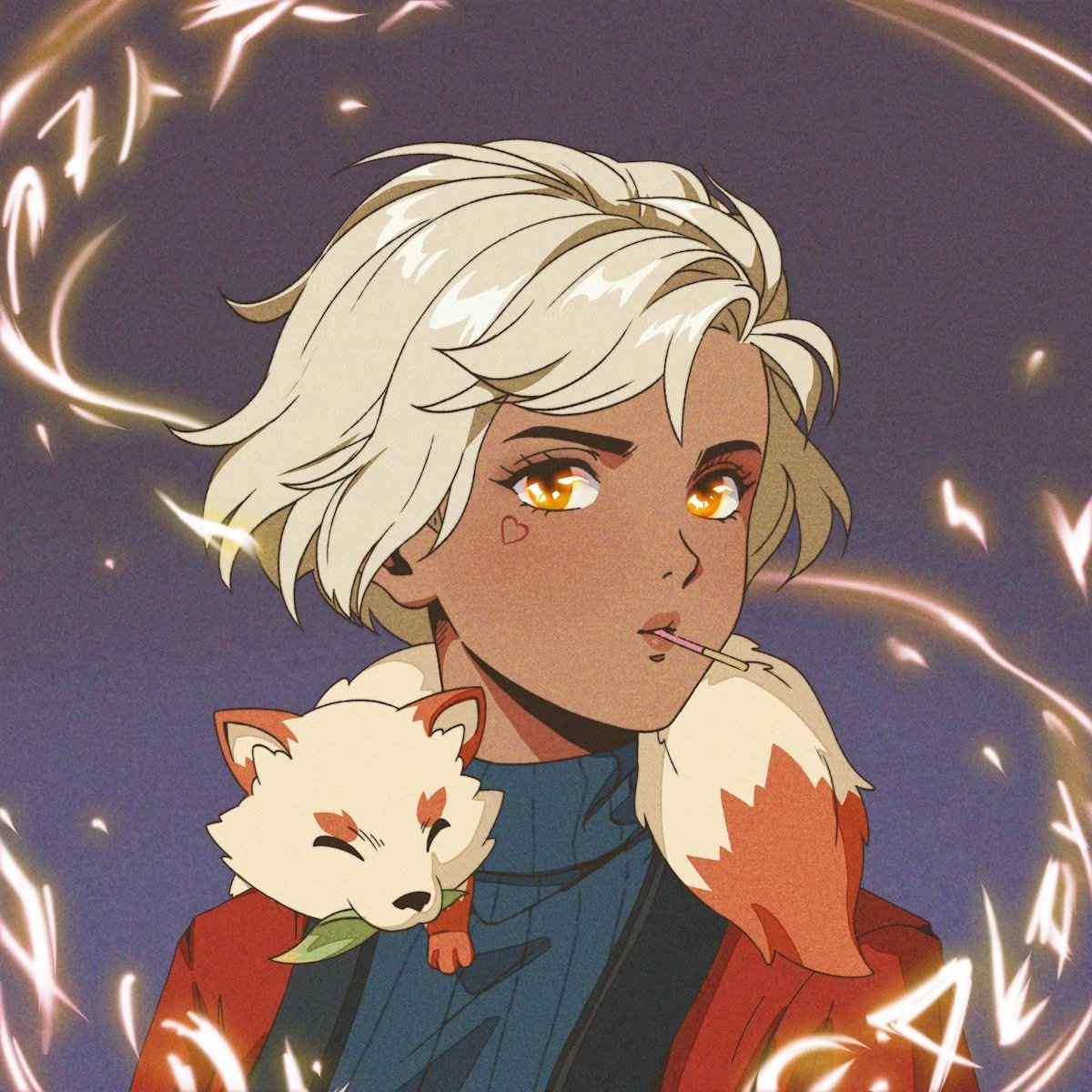 Loved working on <a href="/Persona_Journey/">Persona</a> so much that I'm here to stay! The community's vibes are everything to me. 🧡 Now y'all got me on twitter and collecting NFTs 😅

Here's a doodle of my Persona#6511🧡#PersonaJourney