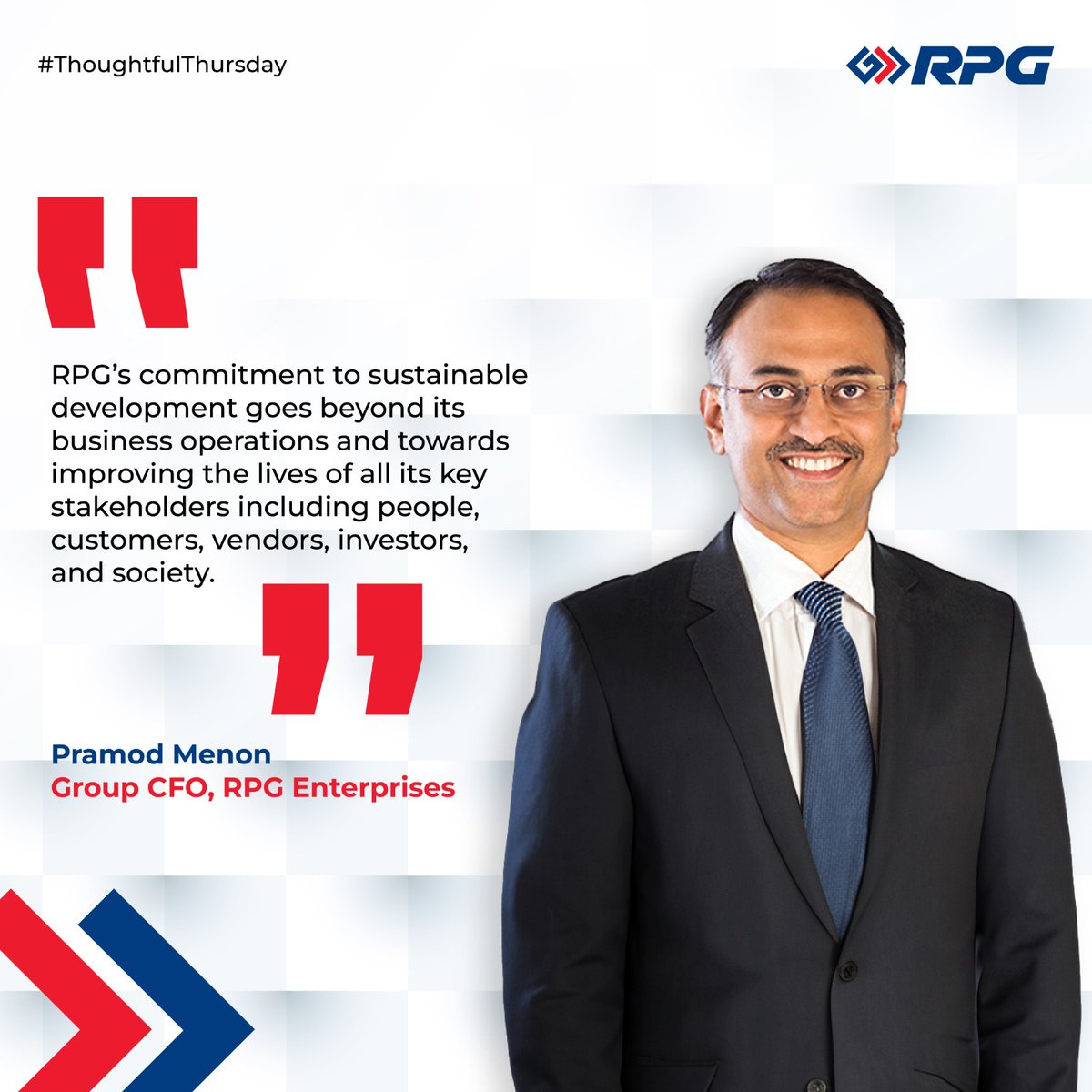 RPG's commitment to sustainability uplifts everyone involved – from individuals to society. #ThisIsRPG #ThoughtfulThursday #Sustainability