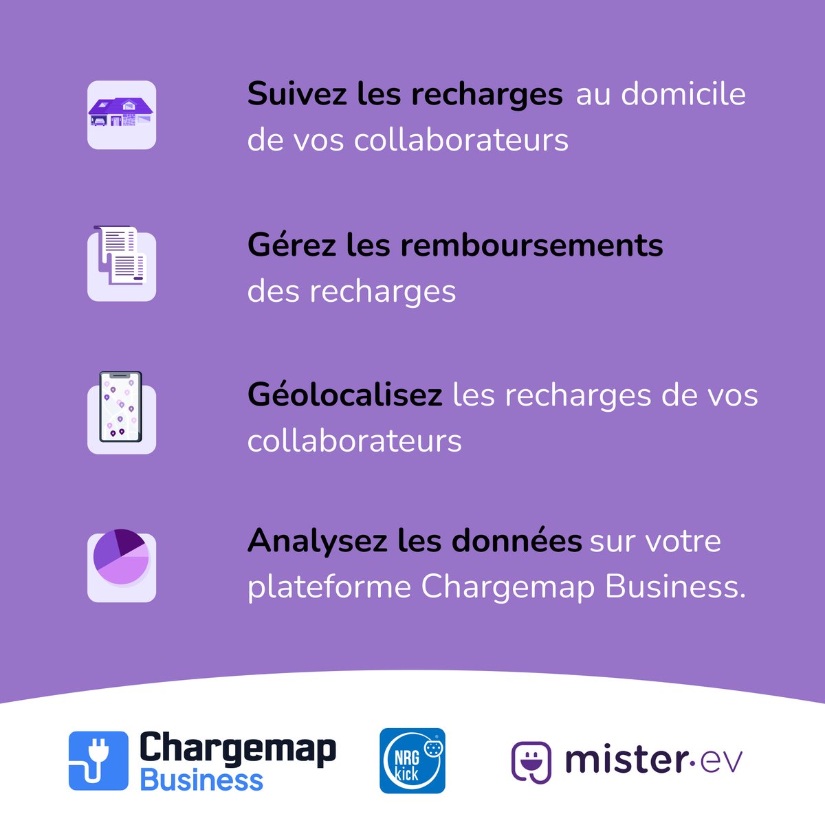Mister_EV_com's tweet photo. Mister EV est ravi de vous annoncer son partenariat avec @Chargemap Business et NRGkick afin de vous présenter ce nouveau câble connecté 🥳
Pour plus d'informations :
➡️ https://t.co/BXOLUtYf8G
#supervision #flotteautomobile #voitureelectrique #chargemap #nrgkick #misterev https://t.co/HMbzJD34DX
