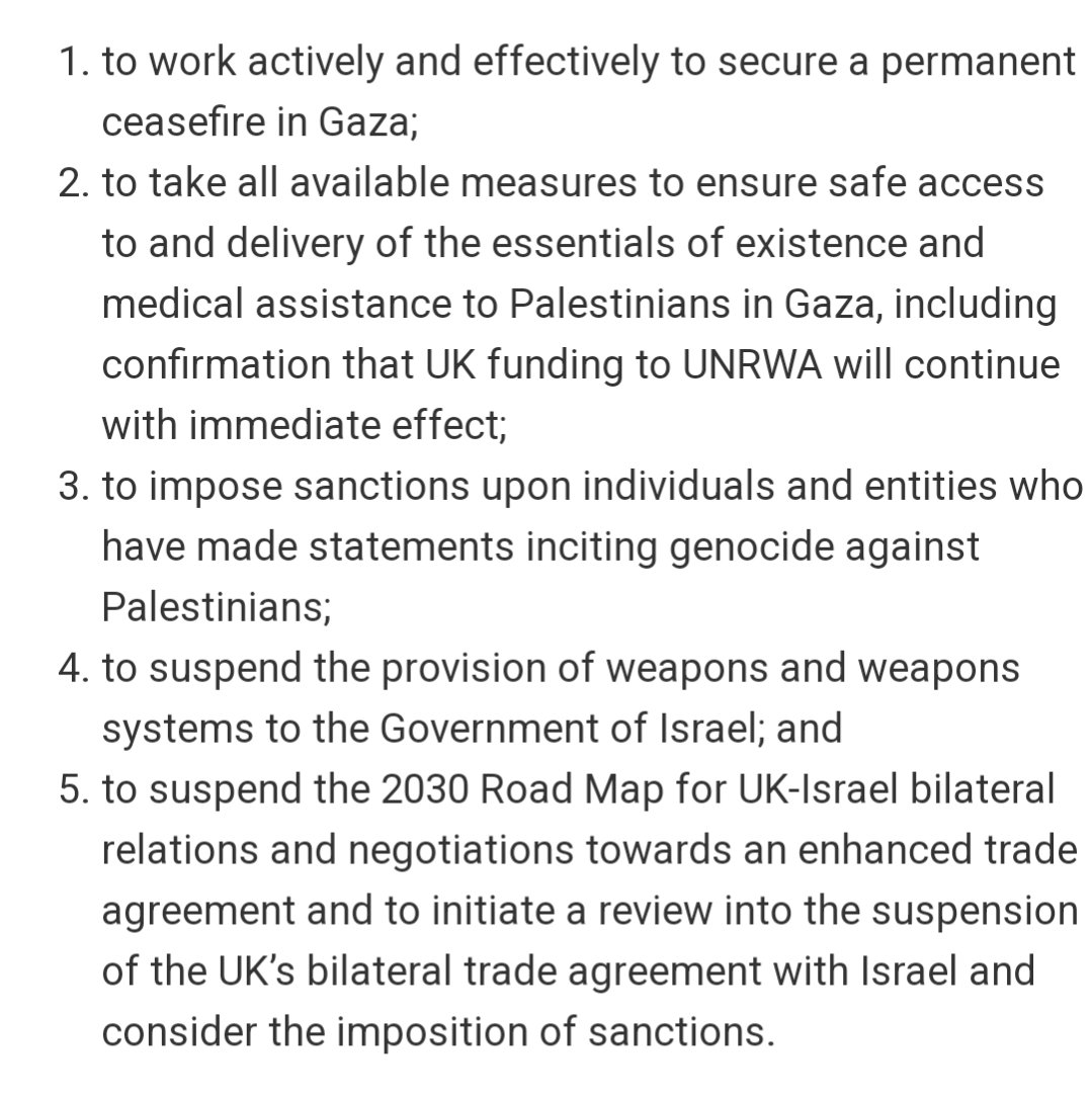 #Gaza - Over 600 of us lawyers, judges, academics & others, have written a second letter to the UK Government to remind them of their obligations under international law, and the requirement to take, amongst others, the following five urgent actions: