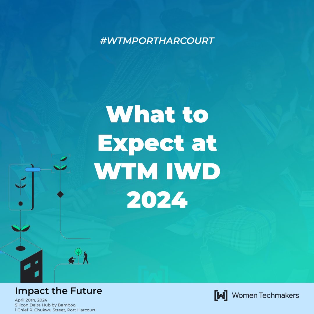 WTMPH's tweet photo. Are you still thinking about attending the Women Tech Makers IWD event or do you want to know what you should be expecting? Don't worry we got you covered ☺

There are 101 why you shouldn't miss out on this event and here are some of the things to expect. https://t.co/KVkFTlIBjl