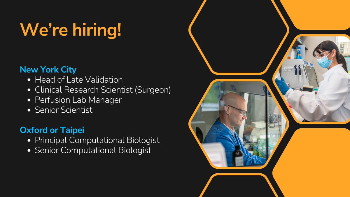 🚀 We're hiring across our New York, Oxford and Taipei sites! If you're interested in joining a fast-paced, innovative liver biotech company, get in touch! Apply now ➡️ ochre-bio.com/careers/