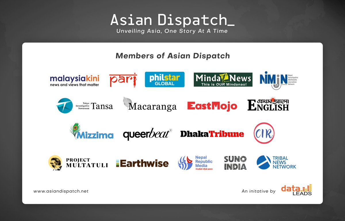 📷 Exciting news! 📷 We're thrilled to announce our first cohort of independent Asian newsrooms with @AsianDispatch_ 📷 From India to Japan, Sri Lanka to Myanmar, these 18 diverse voices will amplify Asian perspectives like never before. #AsianDispatch #MediaDiversity