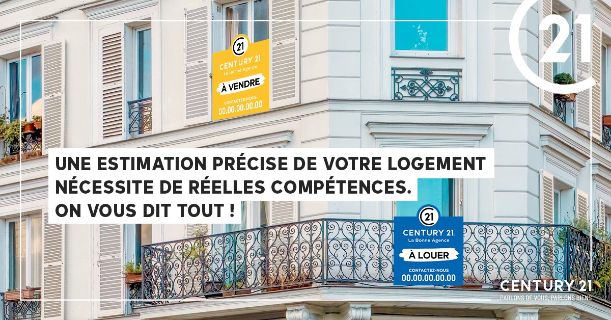 Vous êtes propriétaire et vous envisagez de vendre votre bien ? Une estimation juste permettra de mettre toutes les chances de votre côté. Avec CENTURY 21, vous pouvez bénéficier d’une estimation professionnelle à domicile sous 48h. 👉century21.fr/edito/article/… #immobilier