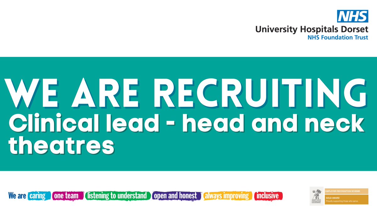 Are you a nurse or ODP searching for an exciting new opportunity? 🩺 #TeamUHD are looking for a clinical lead in head and neck theatres. You'll be a self-motivated, confident leader - passionate about promoting the best level of care. Apply: bit.ly/3VG50xl #NHSJobs