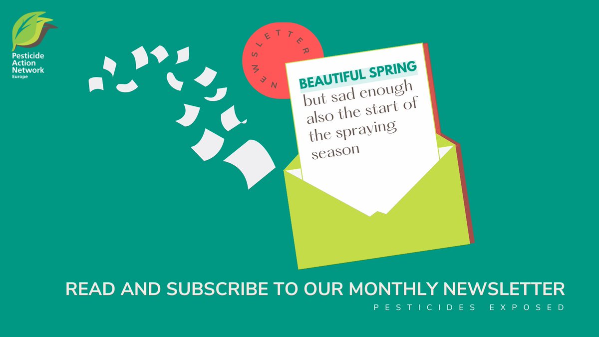 ✉️April PAN Newsletter is now available! A study in South Tyrol shows pesticides go up the mountains. Germany recognised Parkinson’s as an occupational disease for farmers. While the EU Union is trying to weaken the Common Agricultural Policy (CAP). ➡️pan-europe.info/resources/news…