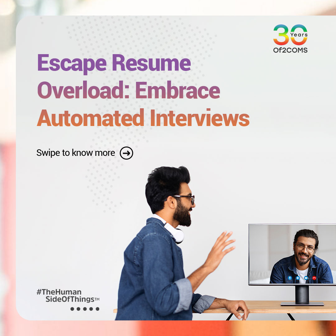 2COMS_Career's tweet image. Escape the resume deluge! Dive into automated interviews with 2COMS.  
62% of candidates prefer it for a streamlined HR process. Say goodbye to drowning in resumes and hello to efficient hiring!
Link:  url.2coms.com/obseekers

#2COMS #AutomatedInterviews #HRprocess #Efficiency
