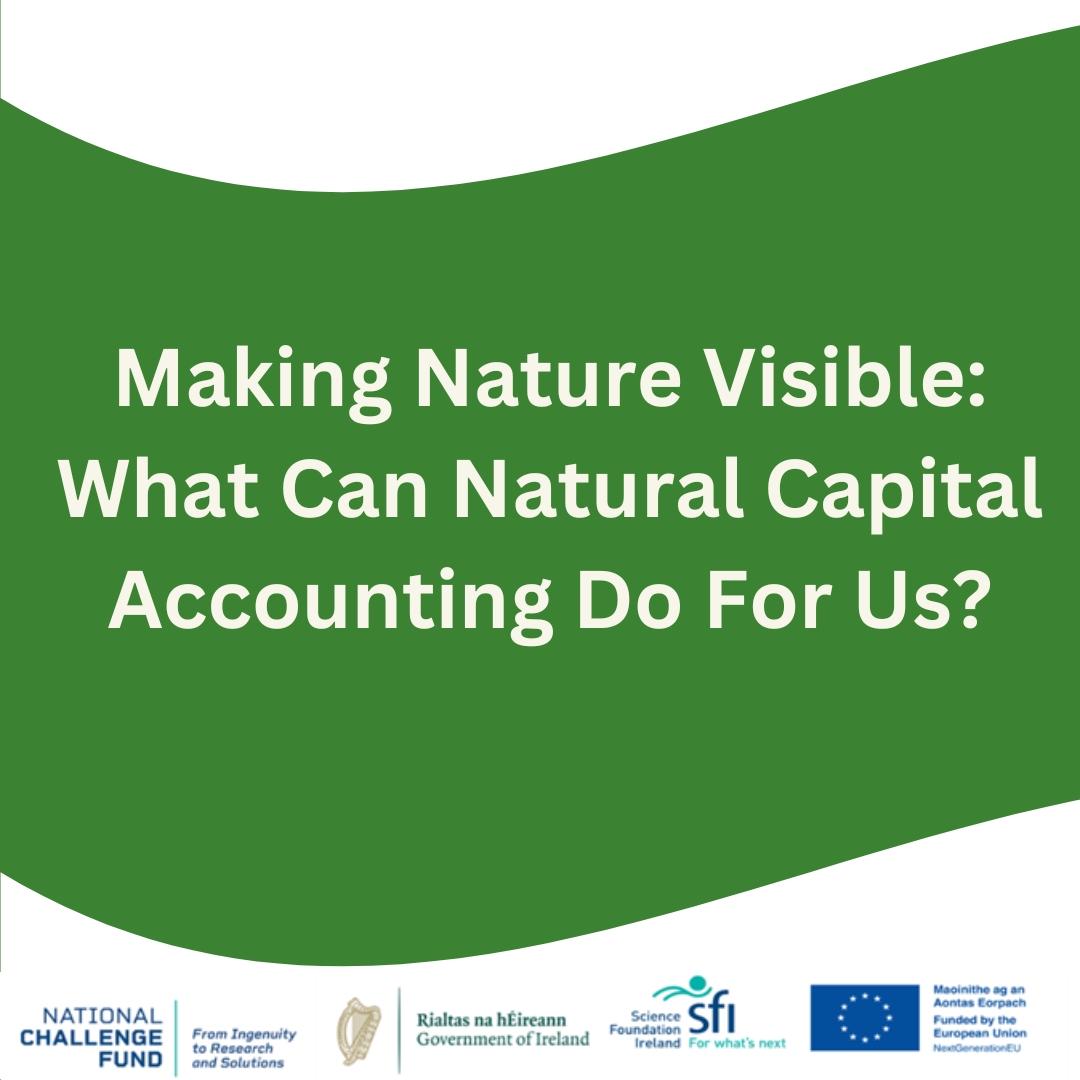 Great to have attended the National Economic and Social Council (NESC) @NESCIreland conference ‘Making Nature Visible: What Can Natural Capital Accounting Do For Us?’, last month.

#NESC50 #ThrivingIreland #NaturalCapitalAccounts #NaturalCapitalAccounting
