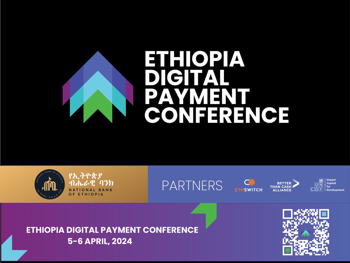 Let's revolutionize the digital payment ecosystem together! 🚀 Explore the latest advancements, share insights, and strategize on enhancing security, efficiency, and access to financial services. 📅 5-6 April 2024, Ethiopian Skylight Hotel, Addis Ababa. #EDPC2024 #DigitalPayment