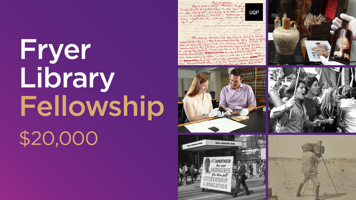 Know someone who would love to research at #UQLibrary? Apply for our 2024 Fryer Library Fellowship! An amazing opportunity for a researcher in Australian studies to work with #FryerLibrary collections. Applications close 5 April. Find out more at bit.ly/fryer-fellowsh…