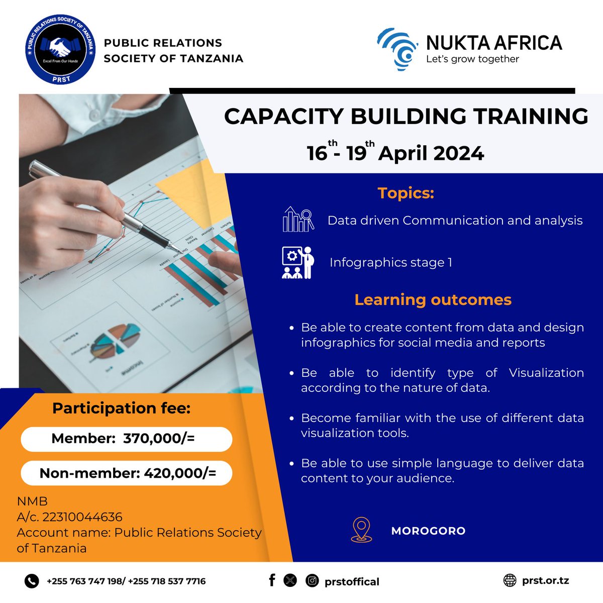 KozicaTz's tweet image. Don&apos;t miss out on the ultimate learning opportunity for public relations officers to enhance your skills in emerging communication trends 🔥

Contact us: +255 763 747 198 to book your seat today!
#communicationskills #publicrelations #datacommunication #infographics