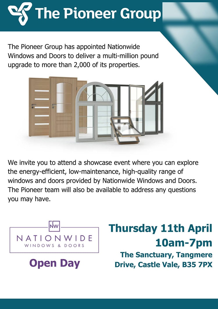 COMMUNITY ANCHORS: Doors and windows showcase as The Pioneer Group upgrade over 2000 homes – 11 April For the full story read Erdington Local: erdingtonlocal.com/community-anch… @cvchousing @pioneergroup_ @compasssupport_ @BhamCityCouncil