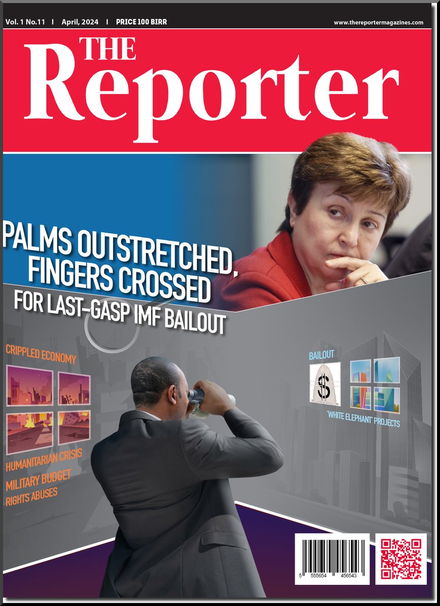 EthioReporter's tweet photo. The Reporter Magazine's April issue brings you in-depth coverage of the month's top political, economic, social, and cultural stories. Stay informed!
Visit our Website: https://t.co/r9QOGpFAtE
E-Print : https://t.co/LFP2H9Vjv2
#ETHIOPIA #TheReporterMagazine #EveryMonth https://t.co/rRKSd2u7ni