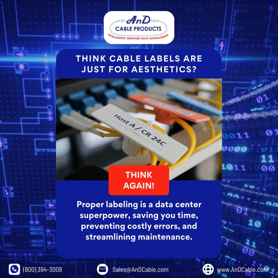 Ready to level up your cable management?  Explore our selection of high-quality data center cable labels! 
andcable.com/product-catego…

#DataCenter #CableManagement #CableLabels #DataCenterOptimization