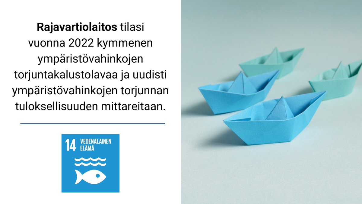 Valtiolla.fi đ«đź (@valtiollafi) on Twitter photo Rajavartiolaitos on keskeinen ympĂ€ristövahinkojen torjuntaviranomainen merellĂ€. Kalustolavat parantavat ympĂ€ristövahinkojen torjuntavalmiutta. Lue lisÀÀ <a href="/rajavartijat/">Rajavartiolaitos</a> työstĂ€ #Agenda2030 eteen. đ
raja.fi/vastuullisuusrâŠ
#KestĂ€vyysYhdessĂ€ #Vastuullisuusraportointi #KestĂ€vĂ€Kehitys Rajavartiolaitos on keskeinen ympĂ€ristövahinkojen torjuntaviranomainen merellĂ€. Kalustolavat parantavat ympĂ€ristövahinkojen torjuntavalmiutta. Lue lisÀÀ <a href="/rajavartijat/">Rajavartiolaitos</a> työstĂ€ #Agenda2030 eteen. đ
raja.fi/vastuullisuusrâŠ
#KestÀvyysYhdessÀ #Vastuullisuusraportointi #KestÀvÀKehitys