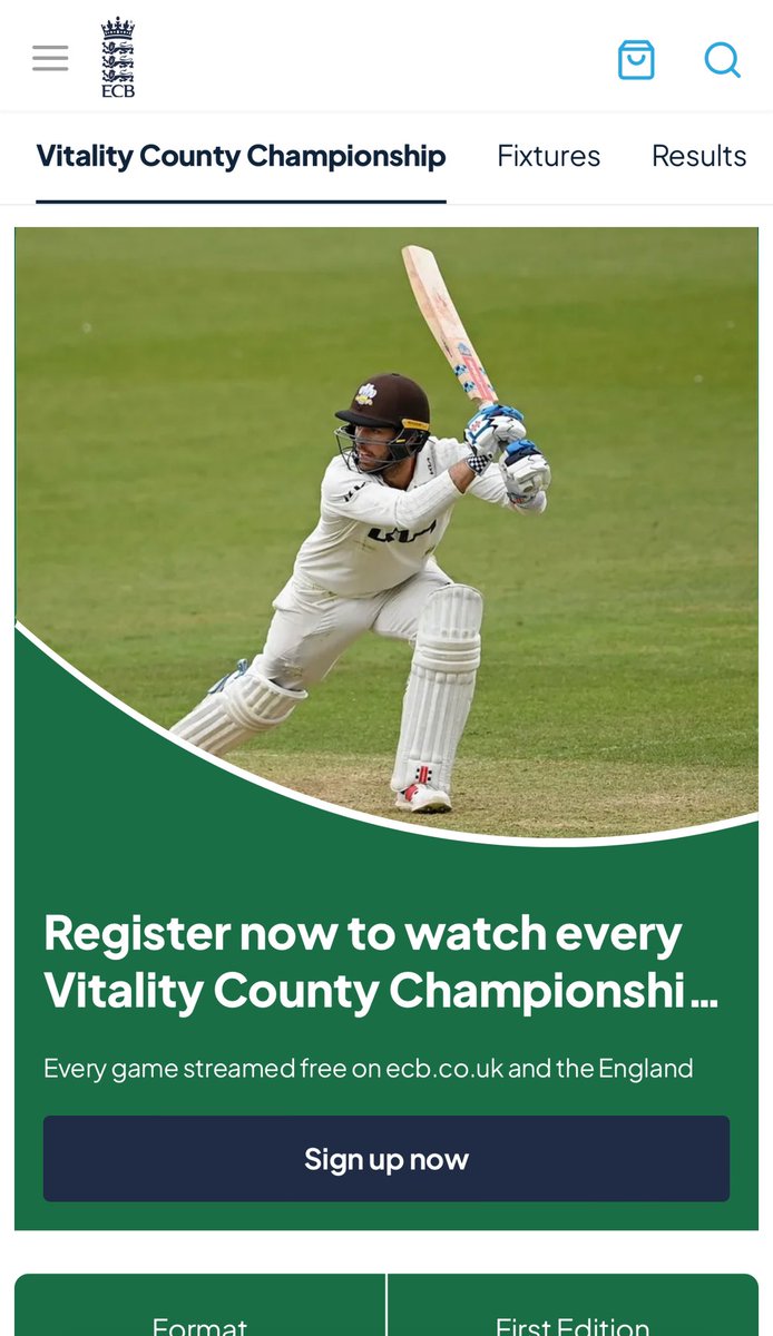 I have discovered this on the ECB’s website.

On the face of it, it looks like a match centre for county games where you can watch all of the streams via the ECB website without having to go to each county’s YouTube page. You just need an ECB account.

ecb.co.uk/county-champio…