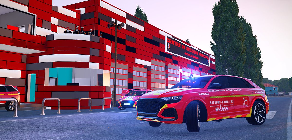 [Tweet divers]

Hier soir, les membres de l'État-Major du SDIS ont effectué un voyage professionnel avec le gouvernement sur l'île de Vice City pour y planter notre drapeau. Cette visite a aussi permis de découvrir les avancées dans la construction de notre futur CSP.