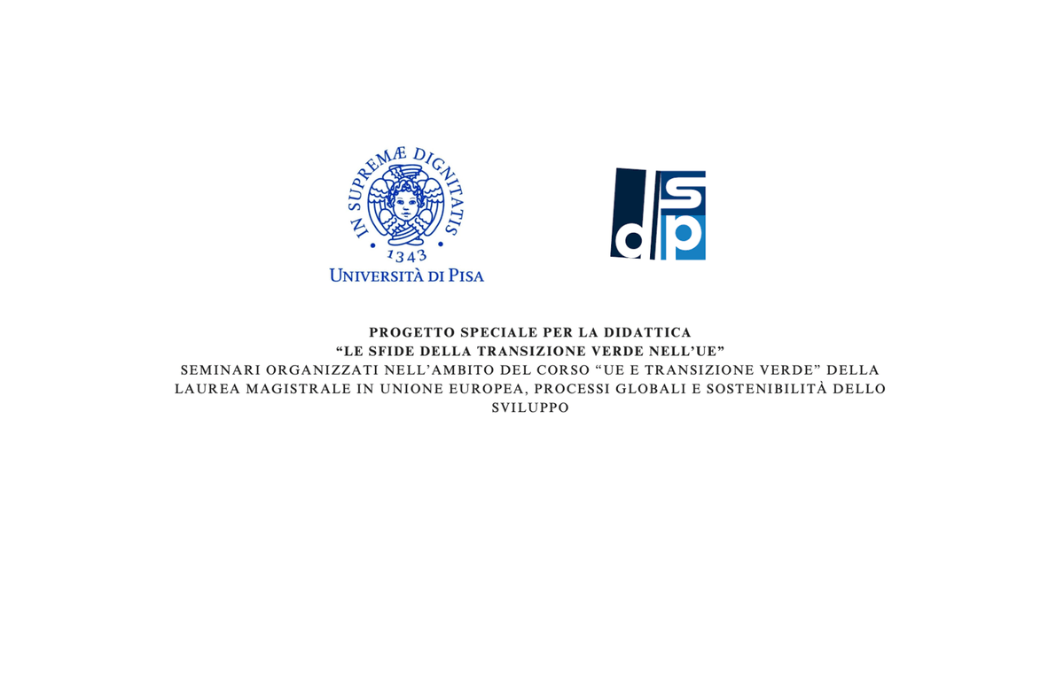 DspUnipi's tweet photo. Seminario: Le sfide della transizione verde nell'UE
https://t.co/Qd4cOlSbyx https://t.co/WdH0fP1xiW