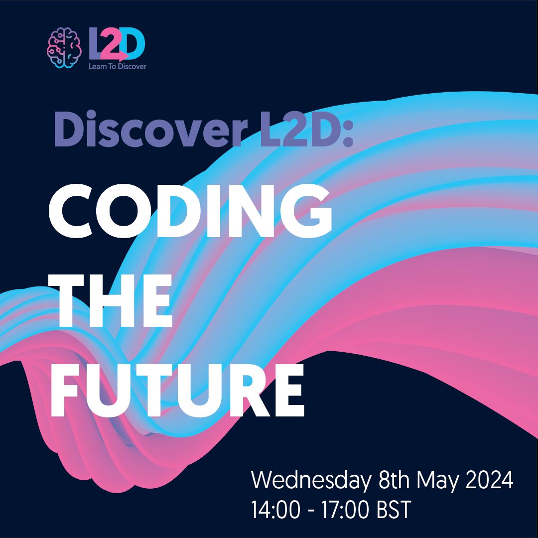 Join us for L2D: Coding the Future event! Experience live demos, expert insights, and talks from leaders of their field on data science, machine learning, and AI. 🗓️ May 8th, 14:00 BST 📍 Free livestream sign up here: eventbrite.co.uk/e/discover-l2d…