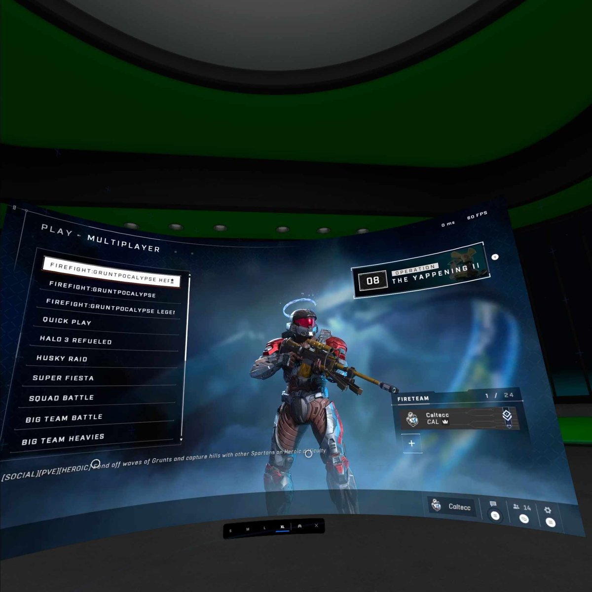 Caltecc's tweet image. HALO INFINITE IN VR! 

What a time to be alive!

#halo #HaloInfinite #vr #metaquest3